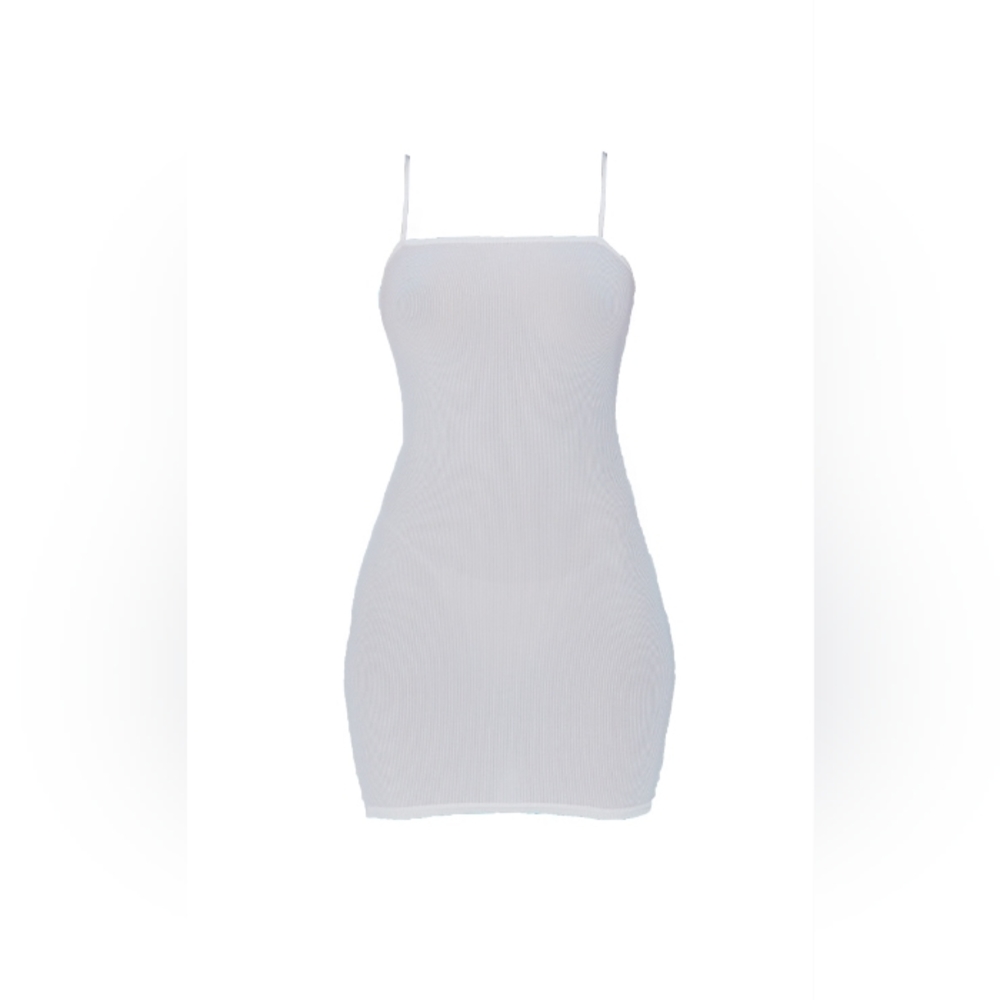 Pretty Little Thing White Bodycon Dress - Picture 13 of 13